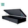 Cama Box Baú Solteiro Sintético Preto 42x88x188 Rr Colchões - 2
