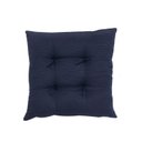 Ver imagem 1 de Zabuton 43x43x5cm - Tecido Algodão Cotelê - Cor Azul Marinho Ref.17