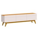 Ver imagem 4 de Rack Bancada 3 Gavetas e Painel para Tv Classic 1.8 Off White Nature - Imcal