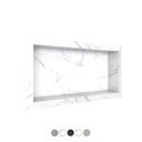 Ver imagem 3 de Nicho Para Banheiro Diamante em Porcelanato Polido 60x30 Branco - Cozimax