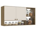 Ver imagem 2 de Cozinha Armário Aéreo 120cm 2 Portas Magnólia Yescasa