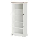 Ver imagem 1 de Estante Multiuso Branca em Madeira Maciça:branco