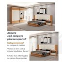 Ver imagem 7 de Cabeceira P/ Cama Casal 280cm 2 Mesas de Cabeceira 100% Mdf Cor:off White com Freijó