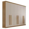 Guarda Roupa Casal 100% MDF 6 Gavetas - Pernambuco-Imbuia/Off White - Móveis Rufato - 2