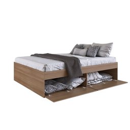 Quarto Casal Cama Queen e Mesas de Cabeceira 160 Tókio Art In Móveis - 4