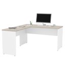 Ver imagem 3 de Mesa de Canto Escrivaninha em L Escritório 1.60x1.50 Tpo 30mm - Dubai/branco