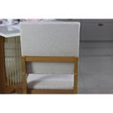 Ver imagem 6 de Conjunto: Mesa de Cozinha Natalí C/ Tampo Madeirado C/ Vidro Curvo 120x80cm e 4 Cadeiras Milla