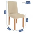 Ver imagem 3 de Conjunto Mesa Larissa + 4 Cadeiras Maia:Mesa Cinamomo/Off White - Cadeira Cinamomo/Joli