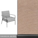 Ver imagem 3 de Kit 2 Poltronas Decorativas Roma Linho Soft D26 Bege Rustico C&m Decor