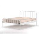 Ver imagem 3 de Cama Casal em Aço Tubular Julia Branco Yescasa
