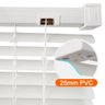 Persiana de Pvc Horizontal 120x130cm - Preto - 5