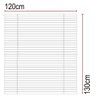 Persiana de Pvc Horizontal 120x130cm - Preto - 2