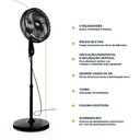Ver mais imagens de Ventilador de Coluna Britânia 6 Pás de 40cm 160w Bvc41a 220v