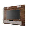 Ver imagem 1 de Painel Tito para TV até 65" 182cm MDP com Portas Basculantes Café Tito