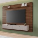 Ver imagem 2 de Painel Tito para TV até 65" 182cm MDP com Portas Basculantes Café Tito