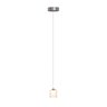Pendente Importado Moonlight Led 1L x5w 3000k Cromado Fio Transparente 1,8m - 1