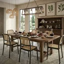 Ver imagem 1 de Kit 6 Cadeiras Mônaco Rattan Empilhável Cozinha Sala Jantar - Nude