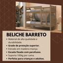 Ver imagem 3 de Beliche Barreto Solteiro Reforçada com 02 Colchões D20 Cor:Castanho