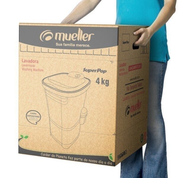 Conjunto Mueller com Centrífuga Dry 2,9kg + Tanquinho Superpop 4kg 220v Preto Mueller - 9