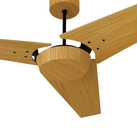 Ventilador de Teto Natuvent Callis No Light 3 Pás Madeira Freijó 127v