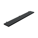Ver imagem 1 de 1 Prateleira Preta 70X10 Com Suporte Flutuante Mdf Organizadora Decoração Cozinha Quarto Banheiro