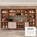 Ver imagem 6 de Cozinha Viena Modulada Composta por 06 Módulos 100% MDF com Paneleiros e Balcões