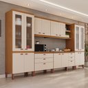 Ver imagem 1 de Cozinha Viena Modulada Composta por 06 Módulos 100% MDF com Paneleiros e Balcões