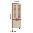Ver imagem 5 de Cozinha Viena Modulada Composta por 06 Módulos 100% Mdf com Paneleiros e Balcões