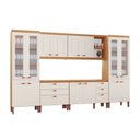 Ver imagem 2 de Cozinha Viena Modulada Composta por 06 Módulos 100% Mdf com Paneleiros e Balcões