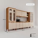 Ver imagem 4 de Cozinha Viena Modulada Composta por 06 Módulos 100% MDF com Paneleiros e Balcões