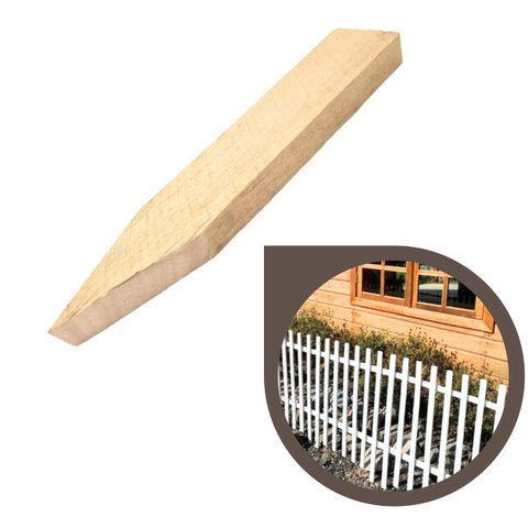 Kit 250un Estacas para Cerca Decorativas Jardim Proteção