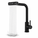 Ver imagem 6 de Torneira Gourmet Monocomando Misturador Preta Fosca 3 Jatos Extensivel Quente e Frio
