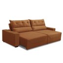 Ver imagem 4 de Sofá Retrátil e Reclinável 5 Lugares 300cm Veludo Antonella Adonai Estofados