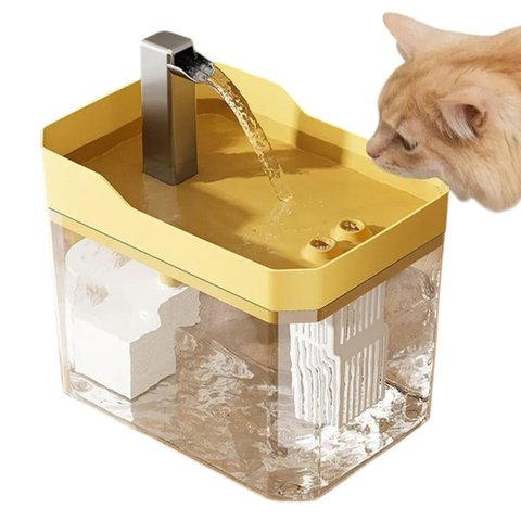 Bebedouro Fonte Agua Automatico Gato Pet Felino Cachorro Animais Estimaçao Cao Bomba Silencioso Hidr