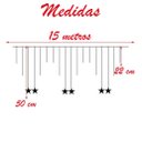 Ver imagem 2 de Pisca Cascata Cascata 600 Led Estrela Luz Branca 15 Metros 220v