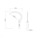 Ver imagem 3 de Foicinha com Dentes Tramontina em Aço com Cabo de Madeira Tramontina