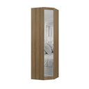 Ver imagem 1 de Guarda Roupa Canto Diagonal Modulado 1 Porta com Espelho 70cm V Avelã Pf