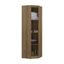 Ver imagem 7 de Guarda Roupa Canto Diagonal Modulado 1 Porta com Espelho 70cm V Avelã Pf