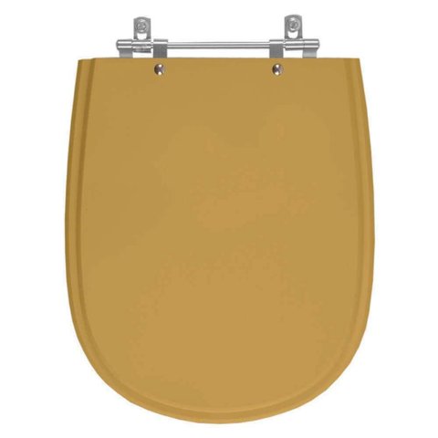 Assento Sanitário Paris Amêndoa para Vaso Ideal Standard
