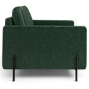 Ver imagem 6 de Kit 2 Poltronas Decorativa para Sala Living Pés Industrial Domani L06 Couro Verde - Lyam Decor