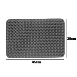 Tapete Higiênico para Gato Coletor de Areia 30x45cm:preto - 4