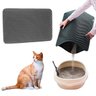 Tapete Higiênico para Gato Coletor de Areia 30x45cm:preto - 1