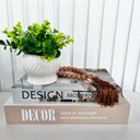 Ver imagem 3 de Decoração Dupla Livro + Vaso Branco + Enfeite Colar de Mesa