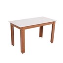 Ver imagem 1 de Mesa Retangular Grande Pérola 135 Cm Mdf