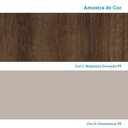 Ver imagem 5 de Armário Aéreo 80cm 2 Portas Luna Luciane Móveis Nogueira Dourado-cinammon
