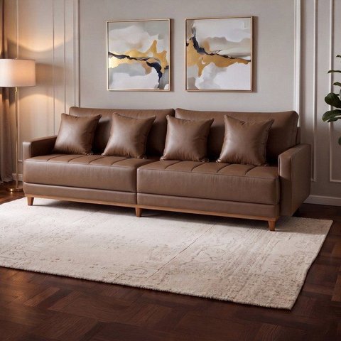 Sofá 3 Lugares Fixo Couríssimo Viena 220cm