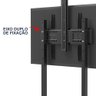 Suporte Pedestal Móvel C- Rodizios e Prateleira P- Tv 82 a 98 - 4