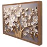 Quadro Decorativo Caixa Floral Luxo Árvore da Paz TaColado Moldura Caixa 3cm Madeira sem Vidro 80 x  - 1