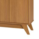 Ver imagem 6 de Buffet Aparador 125cm 4 Portas Orgânico Marlo Nature Z56 - Mpozenato