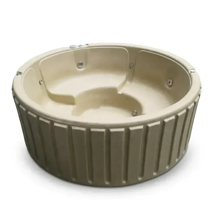 Ver imagem 2 de Spa Hidromassagem Portátil Eco Spa Premium Ouro Fino com Aquecedor e Smart Home 5 Lugares Bege 220V